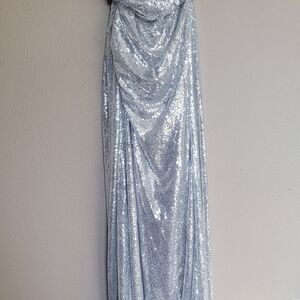 Silver Sequined Dress